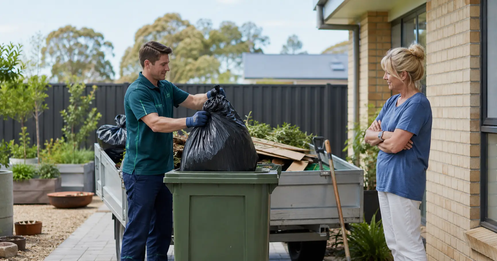 NDIS green waste and rubbish removal support