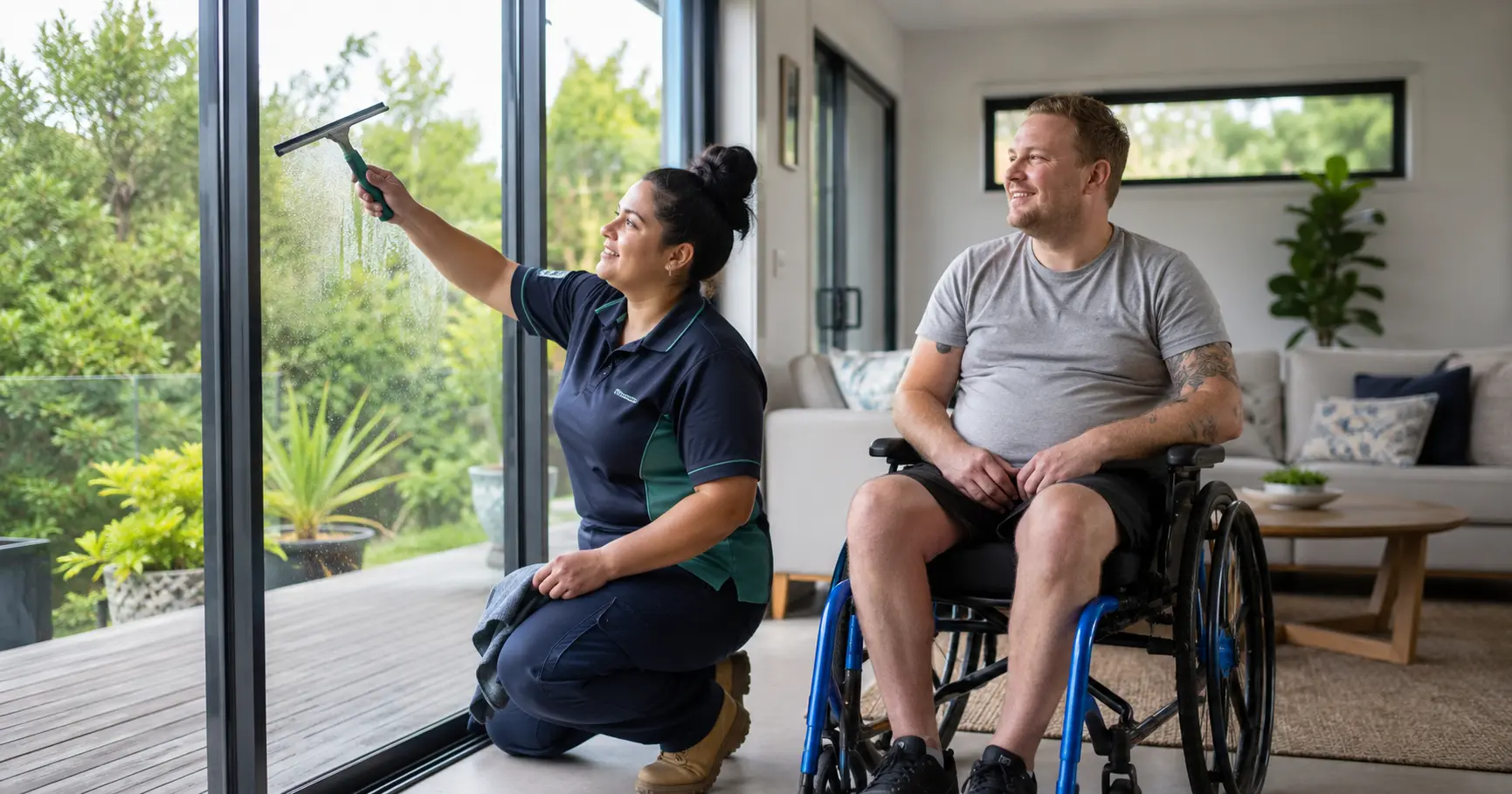 NDIS window cleaning support for Northbridge homes